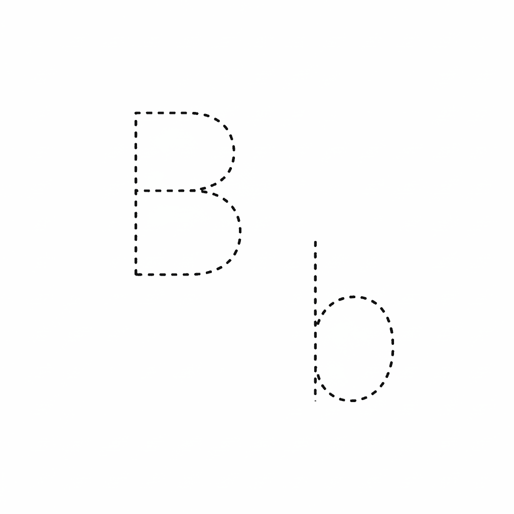 Letter B Handwriting Practice
