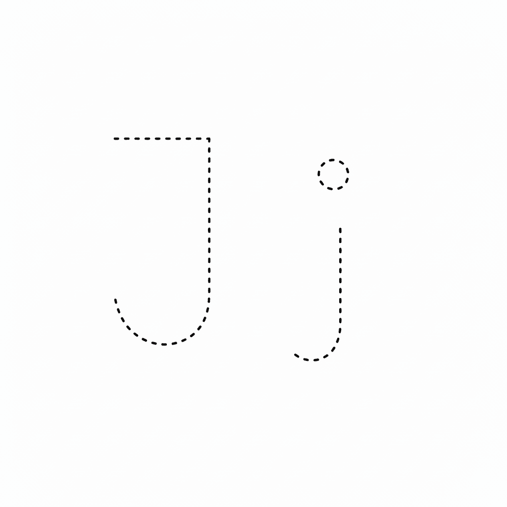 Letter J Handwriting Practice