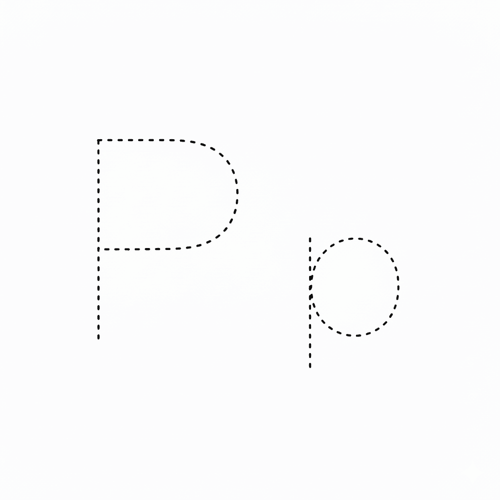 Letter P Handwriting Practice