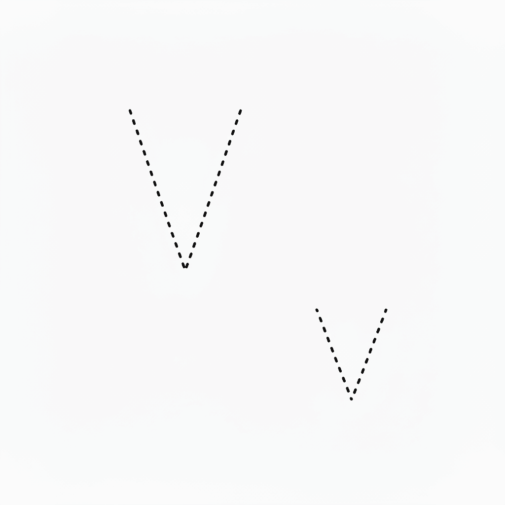 Letter V Handwriting Practice