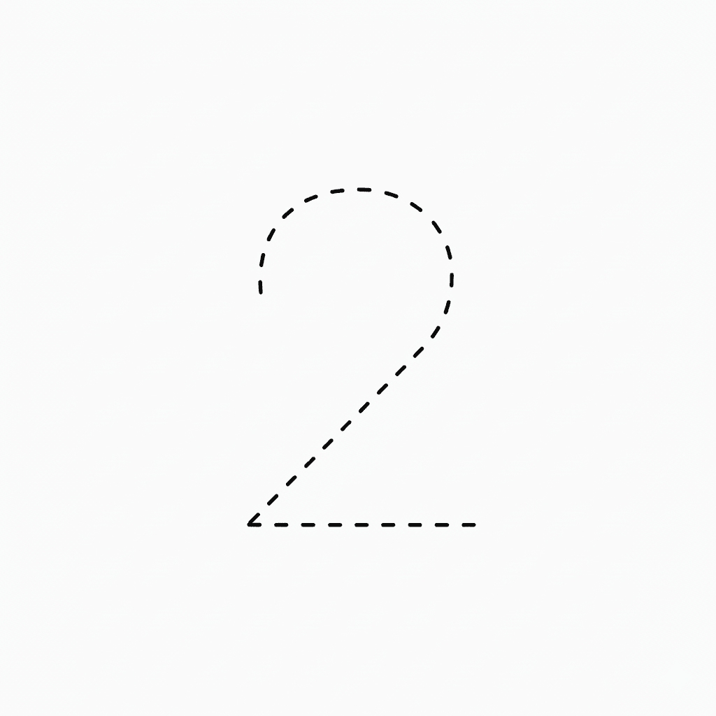 Number 2 Handwriting Practice