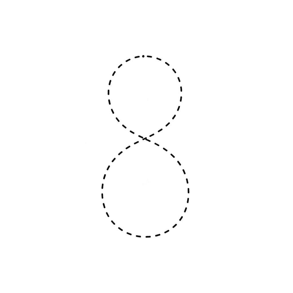 Number 8 Handwriting Practice