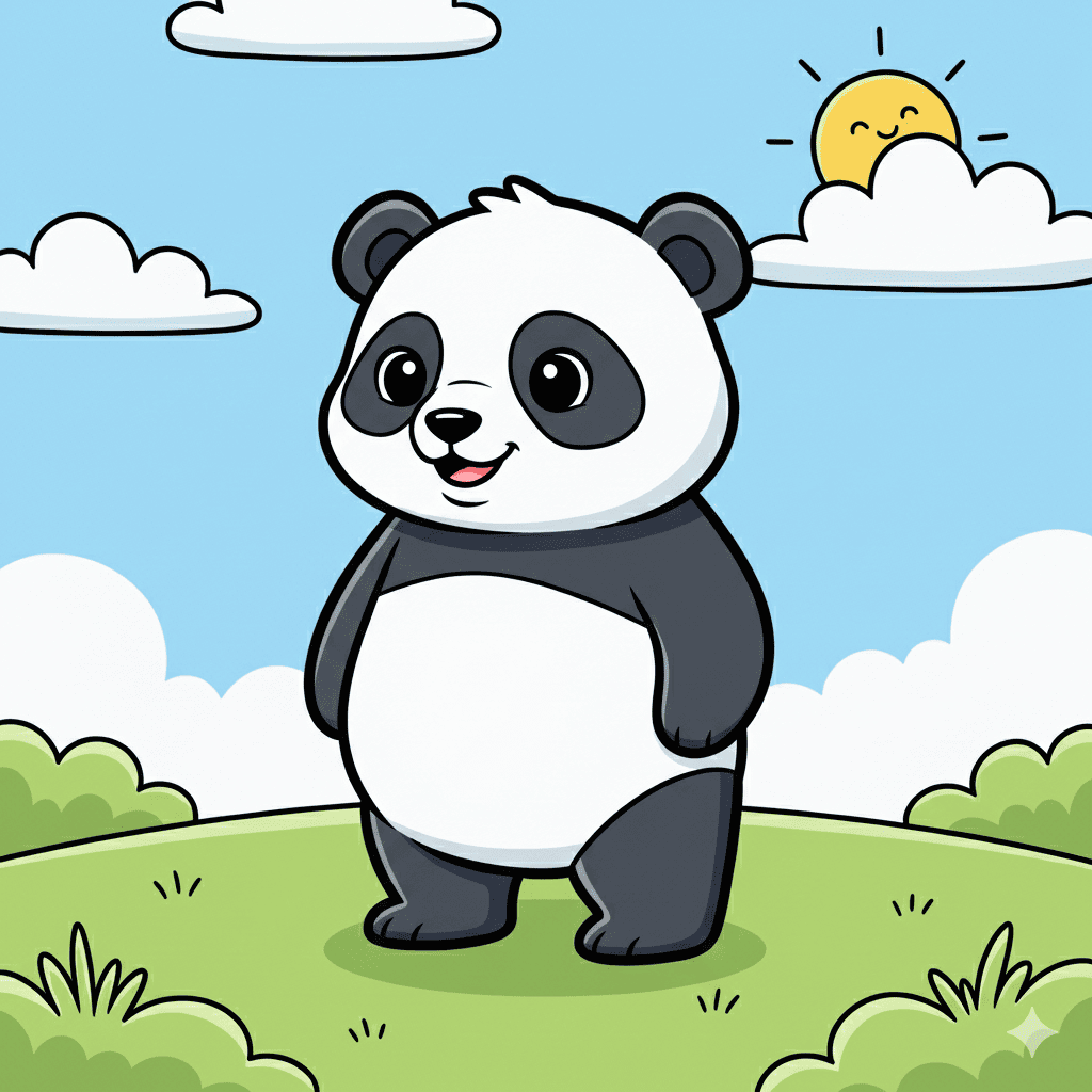 Panda Coloring Page