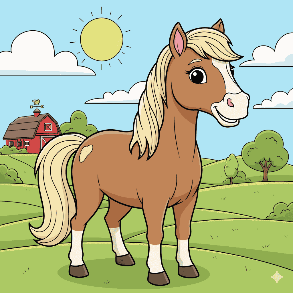 Horse Coloring Page