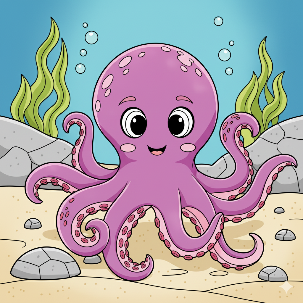 Octopus Coloring Page