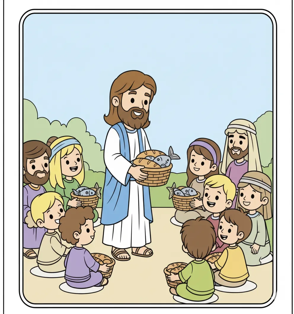Jesus Feeding the 5000