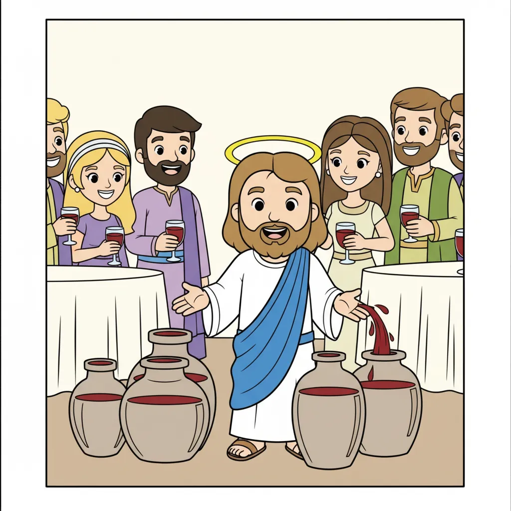 Jesus Turns Water into Wine