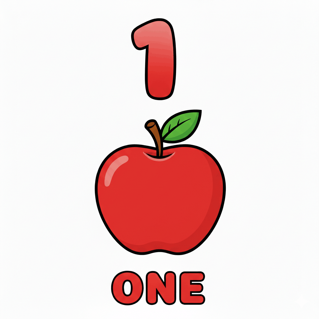 Numbers coloring pages