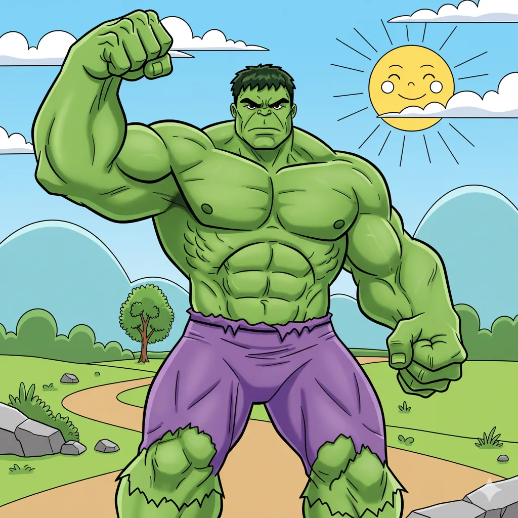 Hulk Coloring Page