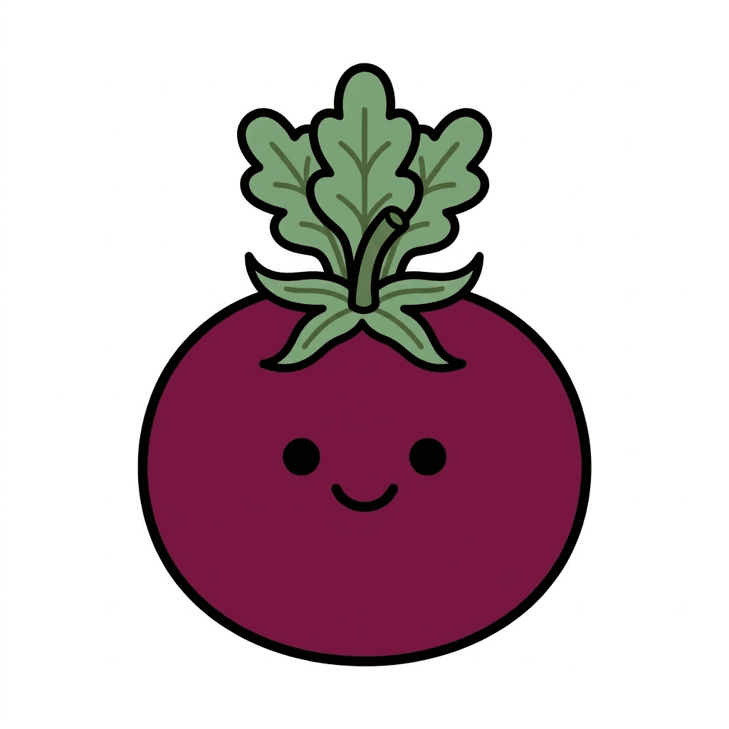 Friendly tomato coloring page